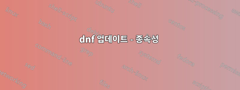 dnf 업데이트 - 종속성