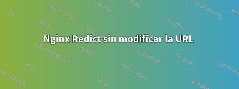 Nginx Redict sin modificar la URL