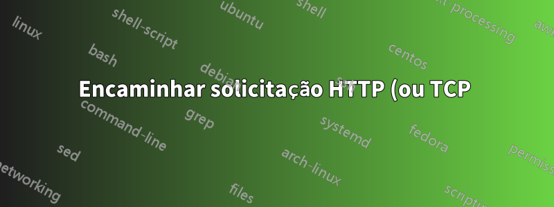 Encaminhar solicitação HTTP (ou TCP) por meio do NGINX usando subdomínio para uma porta específica