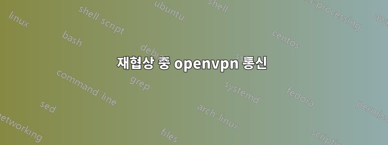 재협상 중 openvpn 통신