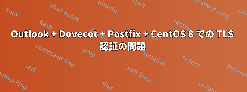 Outlook + Dovecot + Postfix + CentOS 8 での TLS 認証の問題