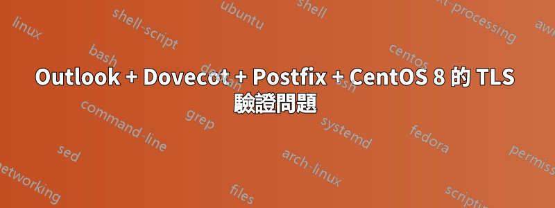 Outlook + Dovecot + Postfix + CentOS 8 的 TLS 驗證問題