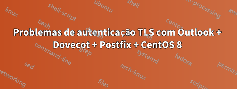 Problemas de autenticação TLS com Outlook + Dovecot + Postfix + CentOS 8