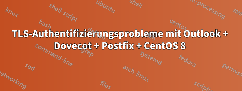 TLS-Authentifizierungsprobleme mit Outlook + Dovecot + Postfix + CentOS 8