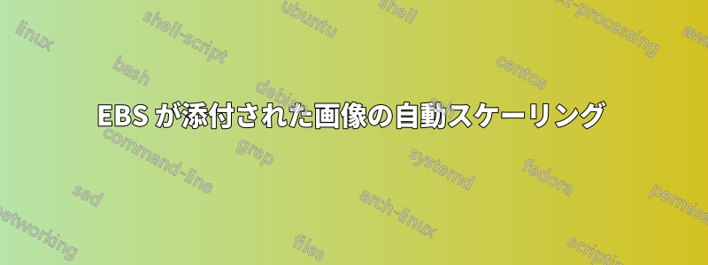 EBS が添付された画像の自動スケーリング