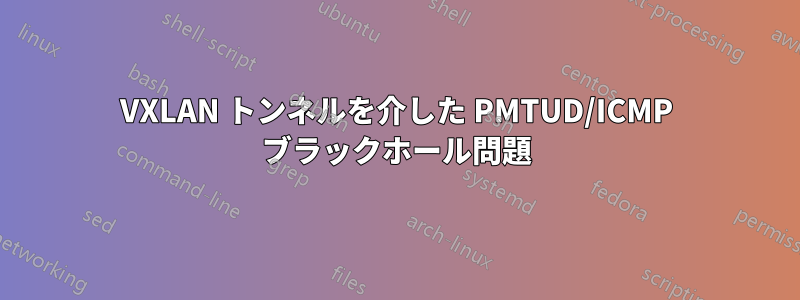 VXLAN トンネルを介した PMTUD/ICMP ブラックホール問題