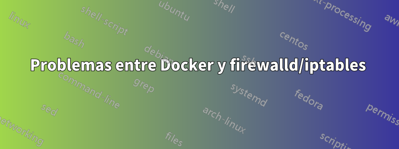 Problemas entre Docker y firewalld/iptables