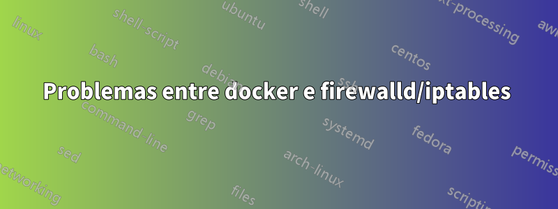 Problemas entre docker e firewalld/iptables