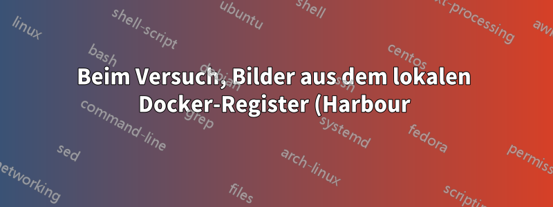 Beim Versuch, Bilder aus dem lokalen Docker-Register (Harbour) von K3s abzurufen, wird die Meldung „401 Unauthorized“ angezeigt