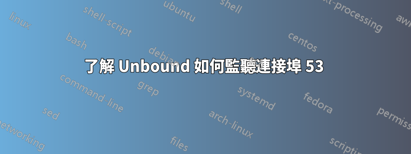 了解 Unbound 如何監聽連接埠 53