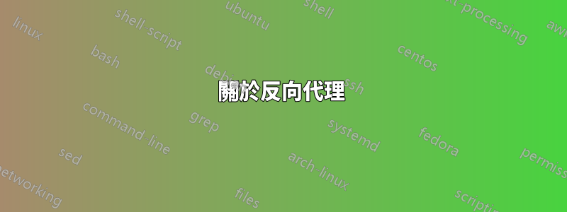 關於反向代理