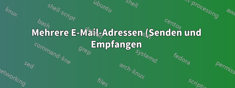 Mehrere E-Mail-Adressen (Senden und Empfangen) pro Benutzer mit einem einzigen Active Directory-Konto?