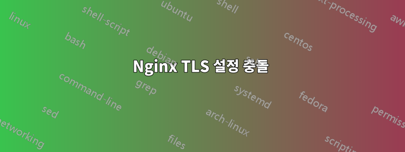 Nginx TLS 설정 충돌