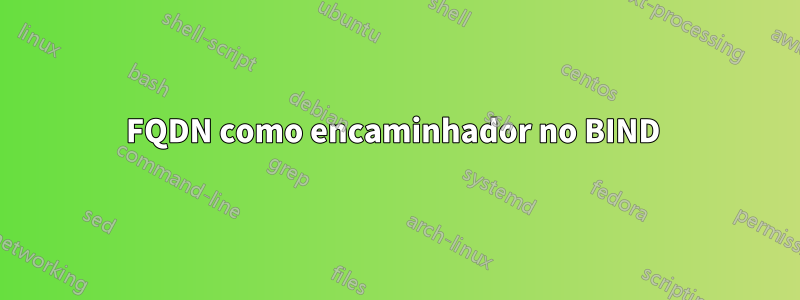 FQDN como encaminhador no BIND 