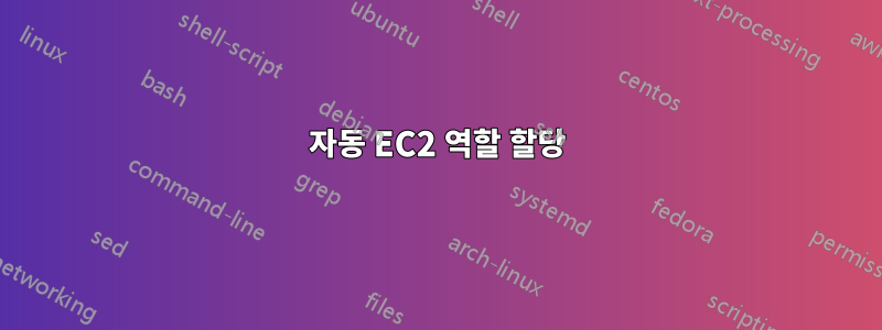 자동 EC2 역할 할당