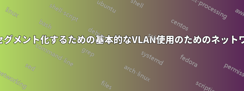 論理ネットワークをセグメント化するための基本的なVLAN使用のためのネットワークスイッチの選択
