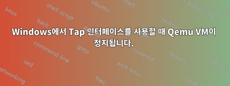 Windows에서 Tap 인터페이스를 사용할 때 Qemu VM이 정지됩니다.