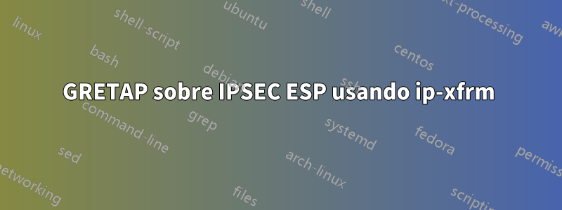 GRETAP sobre IPSEC ESP usando ip-xfrm