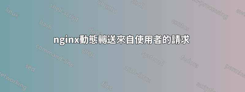 nginx動態轉送來自使用者的請求
