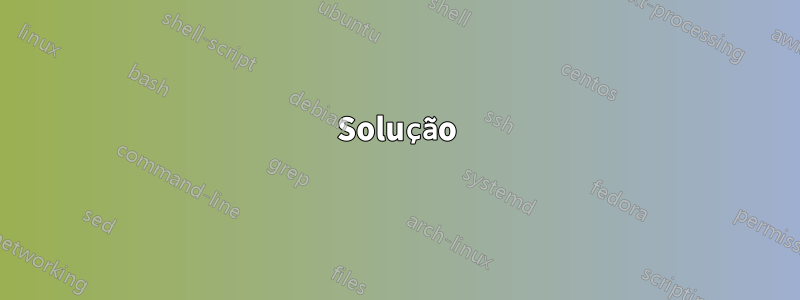 Solução