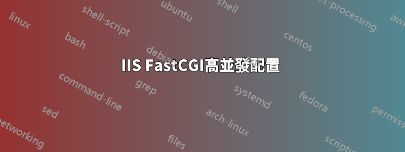 IIS FastCGI高並發配置