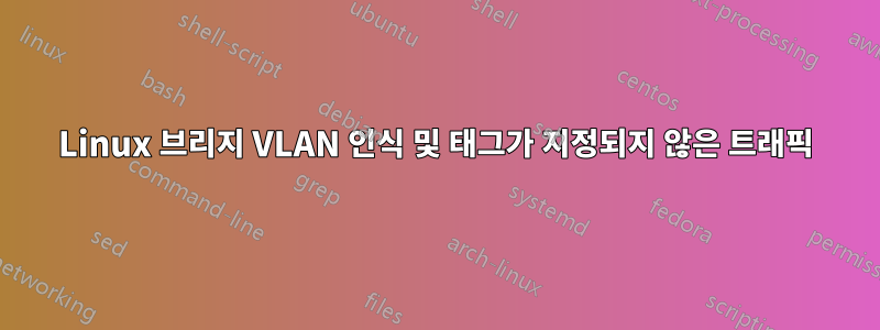 Linux 브리지 VLAN 인식 및 태그가 지정되지 않은 트래픽