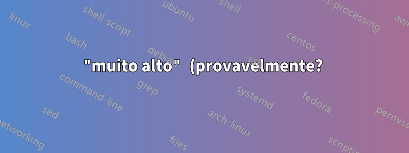 "muito alto" (provavelmente?) MTU sendo definido automaticamente na interface wireguard
