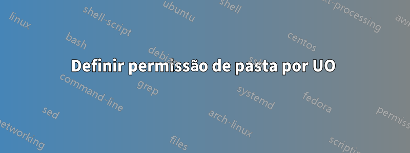 Definir permissão de pasta por UO