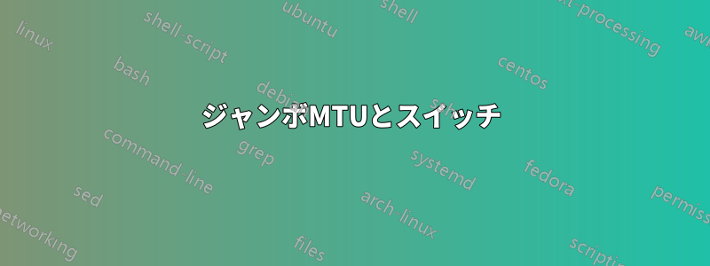 ジャンボMTUとスイッチ