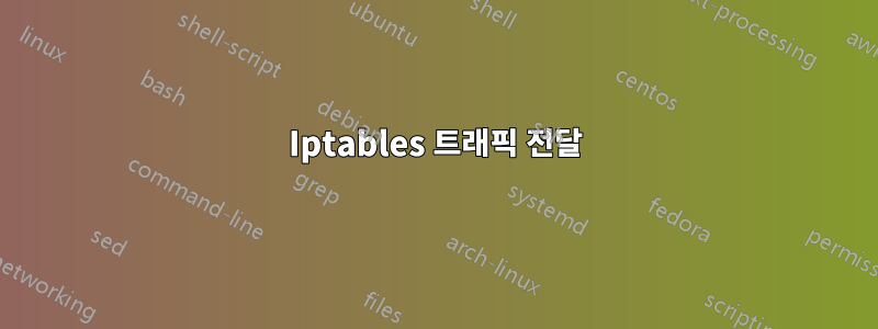 Iptables 트래픽 전달