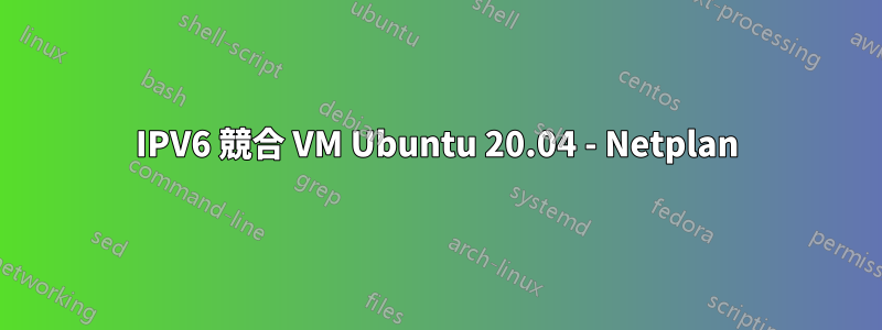 IPV6 競合 VM Ubuntu 20.04 - Netplan