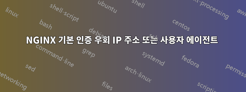 NGINX 기본 인증 우회 IP 주소 또는 사용자 에이전트