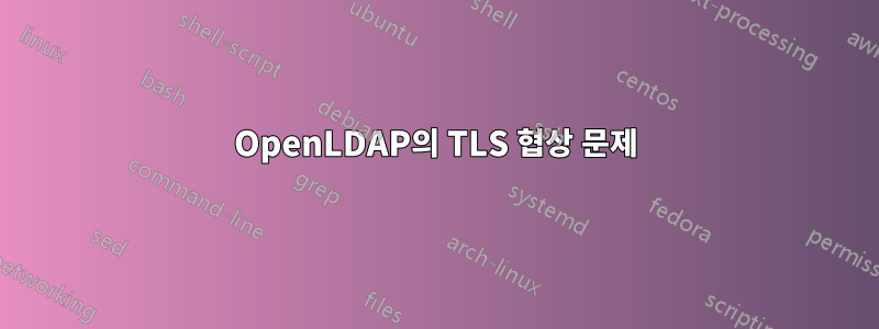 OpenLDAP의 TLS 협상 문제