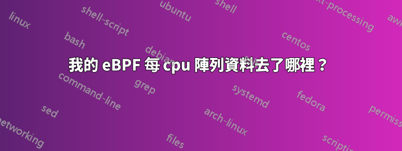 我的 eBPF 每 cpu 陣列資料去了哪裡？