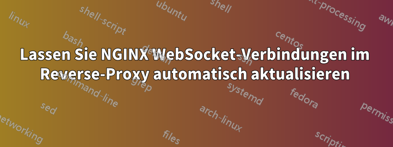 Lassen Sie NGINX WebSocket-Verbindungen im Reverse-Proxy automatisch aktualisieren