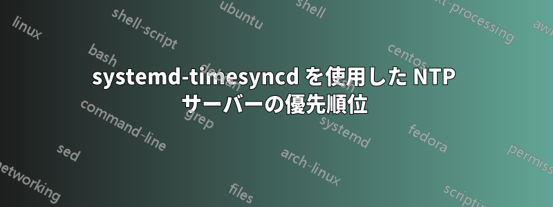 systemd-timesyncd を使用した NTP サーバーの優先順位