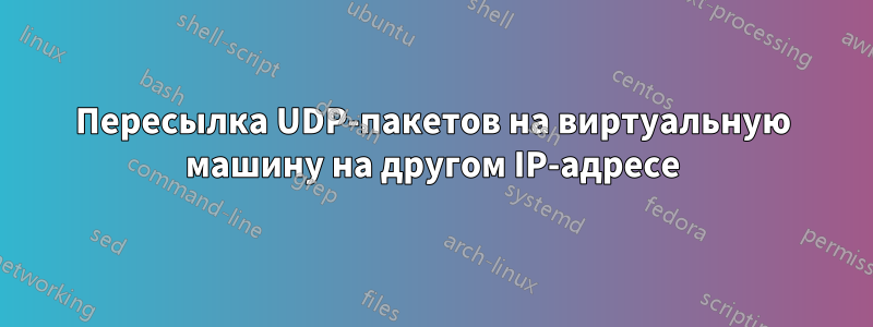 Пересылка UDP-пакетов на виртуальную машину на другом IP-адресе