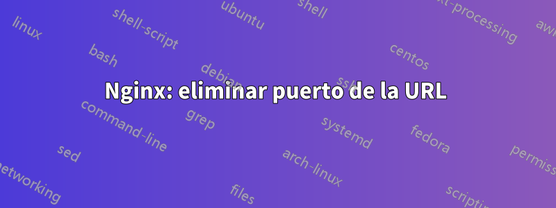 Nginx: eliminar puerto de la URL