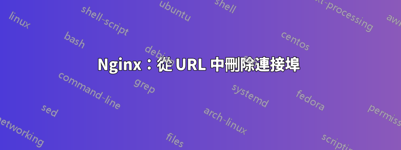 Nginx：從 URL 中刪除連接埠