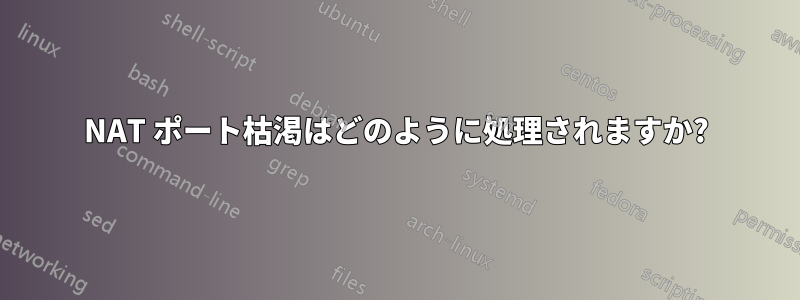 NAT ポート枯渇はどのように処理されますか?