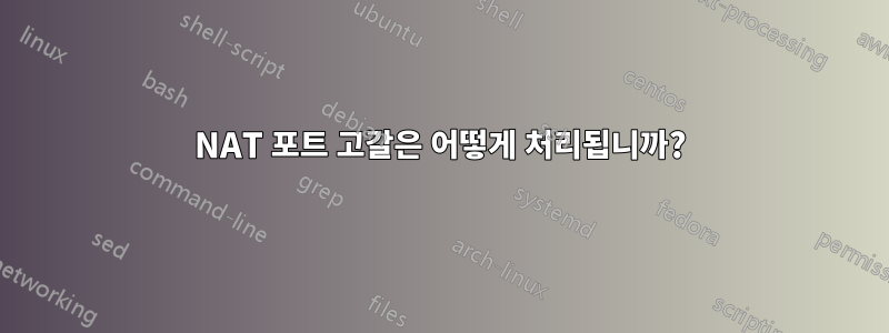 NAT 포트 고갈은 어떻게 처리됩니까?