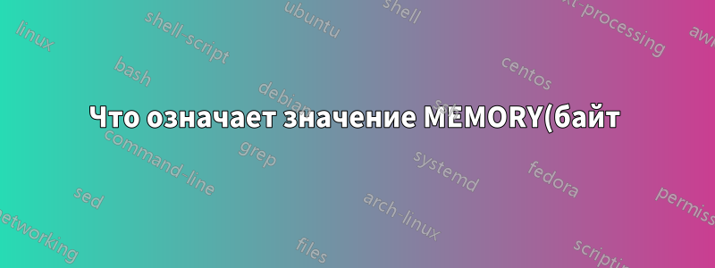 Что означает значение MEMORY(байт) в «kubectl top nodes» на узлах Windows AKS?