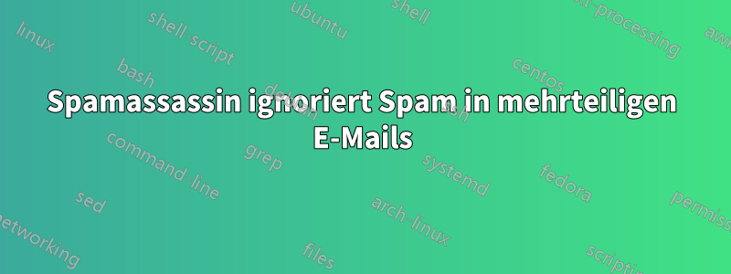 Spamassassin ignoriert Spam in mehrteiligen E-Mails