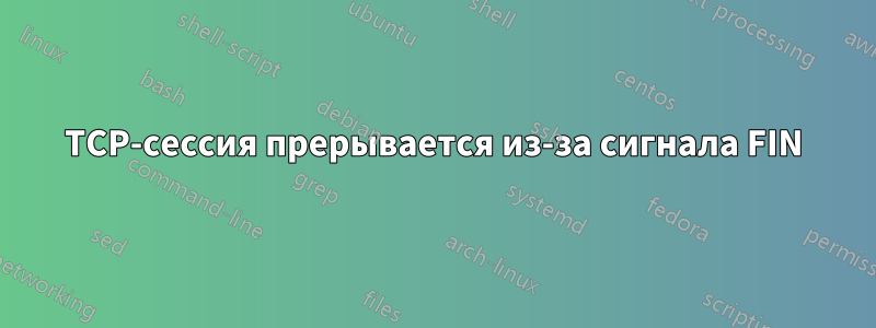 TCP-сессия прерывается из-за сигнала FIN