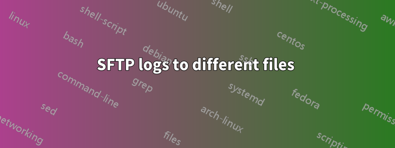 SFTP logs to different files