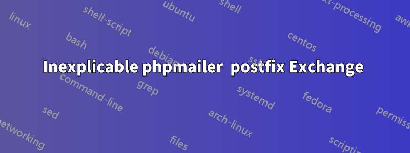 Inexplicable phpmailer  postfix Exchange