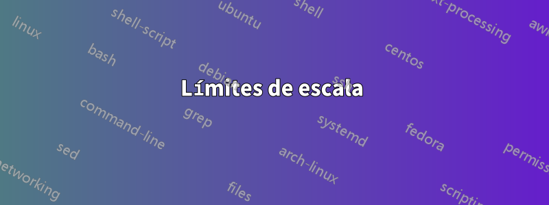 Límites de escala