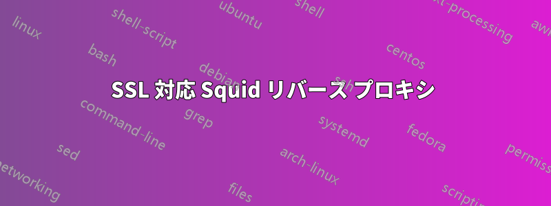 SSL 対応 Squid リバース プロキシ