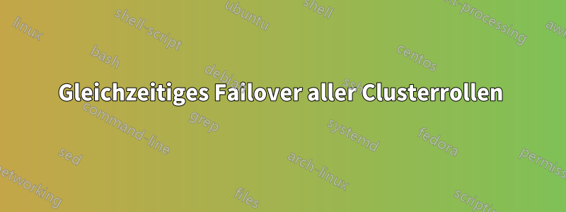 Gleichzeitiges Failover aller Clusterrollen