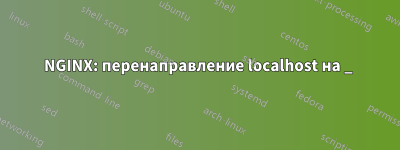 NGINX: перенаправление localhost на _